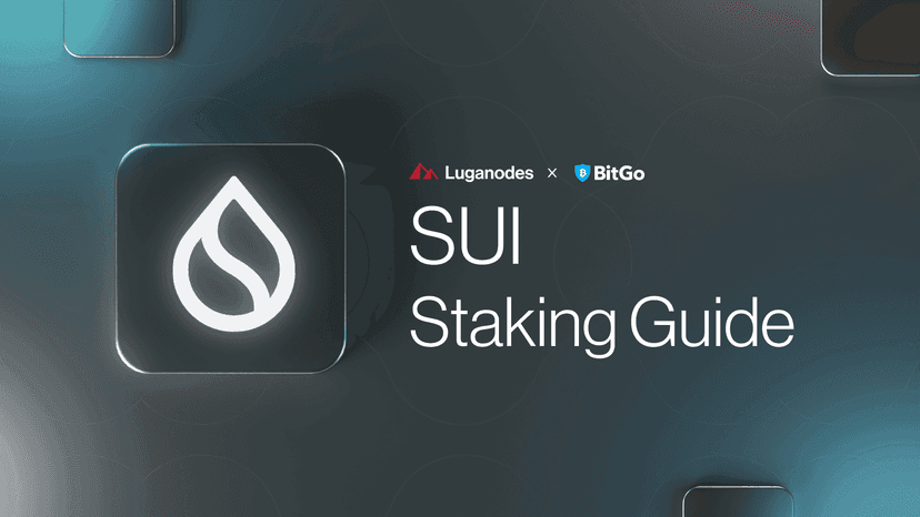 How to stake SUI using BitGo
