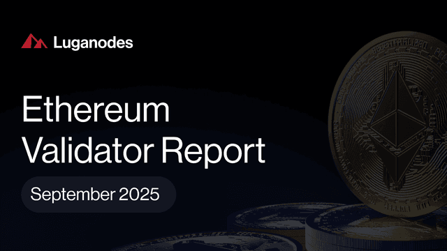 Ethereum Validator Report – September 2025
