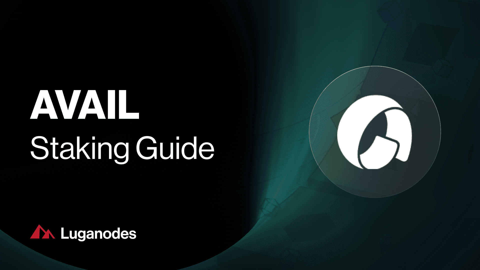 AVAIL — How to Stake $AVAIL Tokens with Luganodes